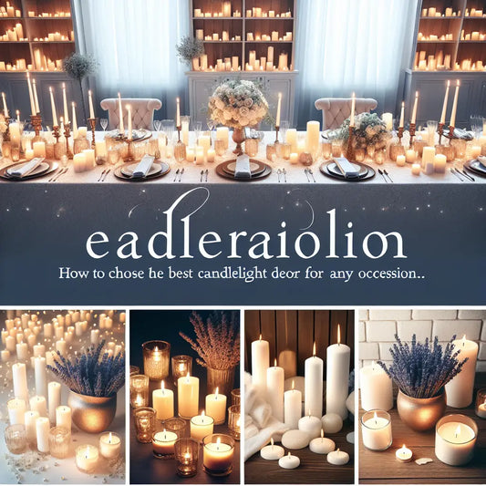 How to Choose the Best Candlelight Decor for Any Occasion