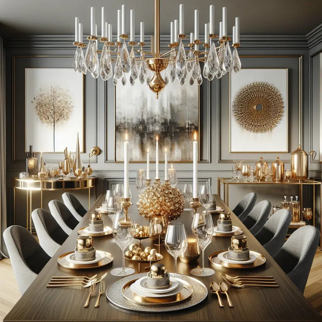 How to Incorporate Metallic Accents into Your Hosting Style - The Gift Shop