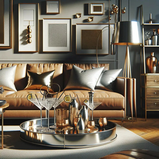 How to Incorporate Metallic Accents into Your Hosting Style
