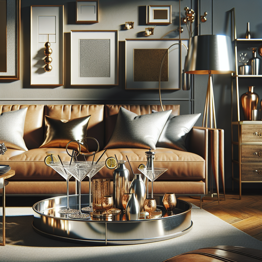How to Incorporate Metallic Accents into Your Hosting Style
