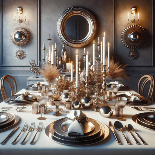 How to Incorporate Metallic Accents into Your Hosting Style