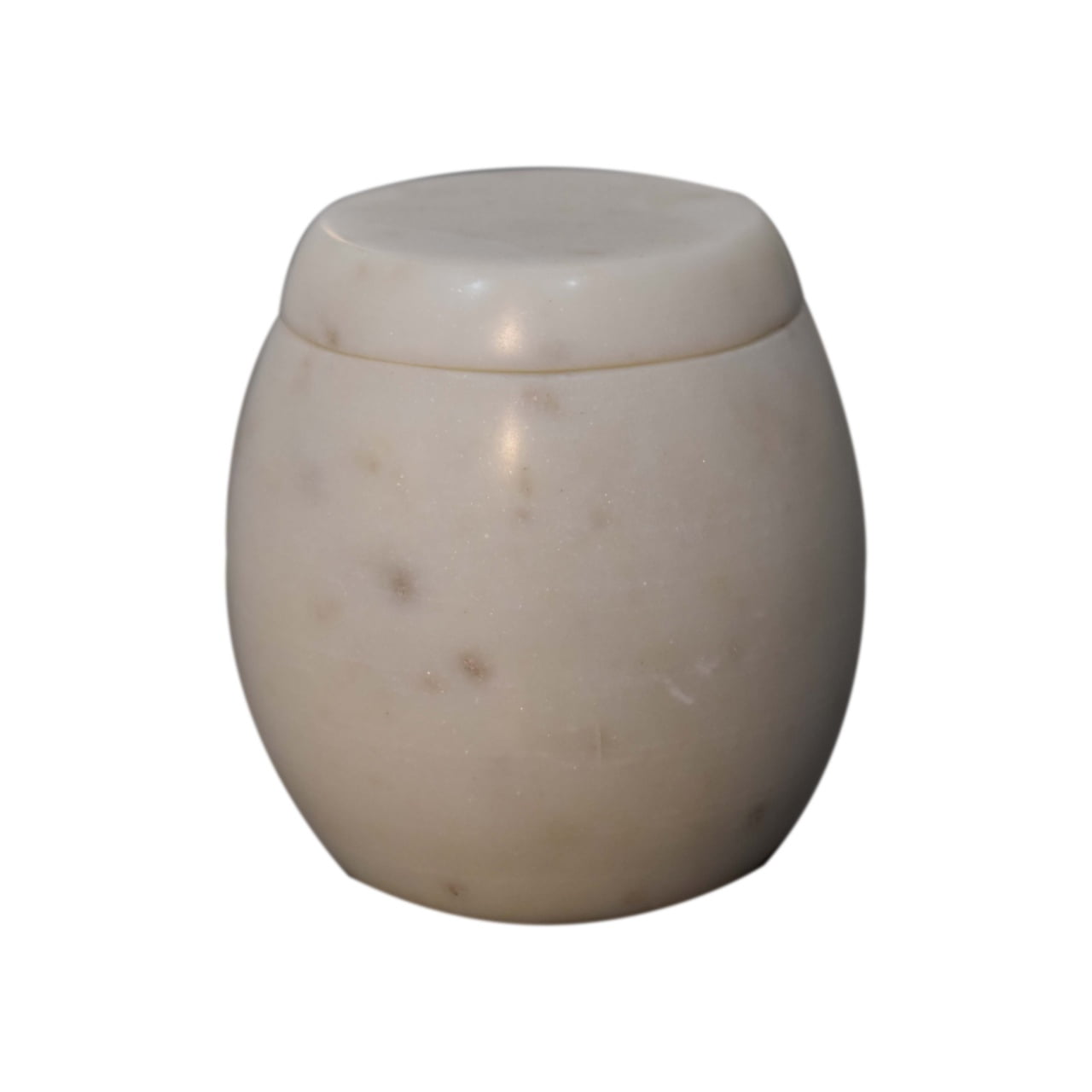 5-Piece Handmade White Marble Bathroom Set