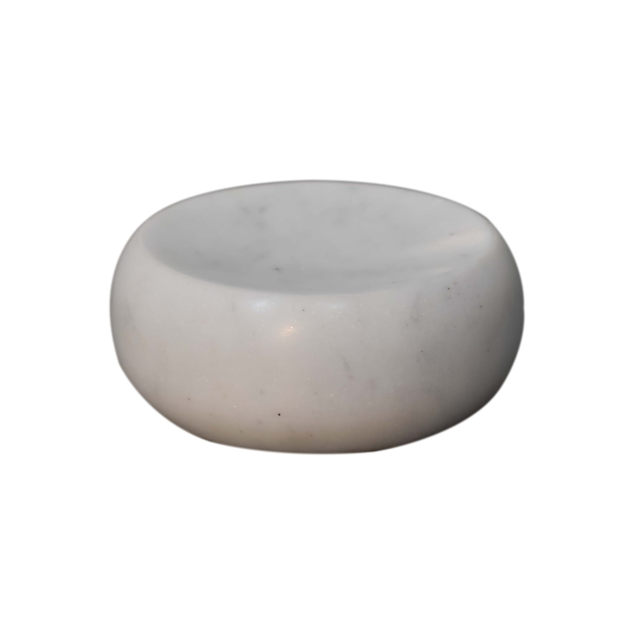 5-Piece Handmade White Marble Bathroom Set