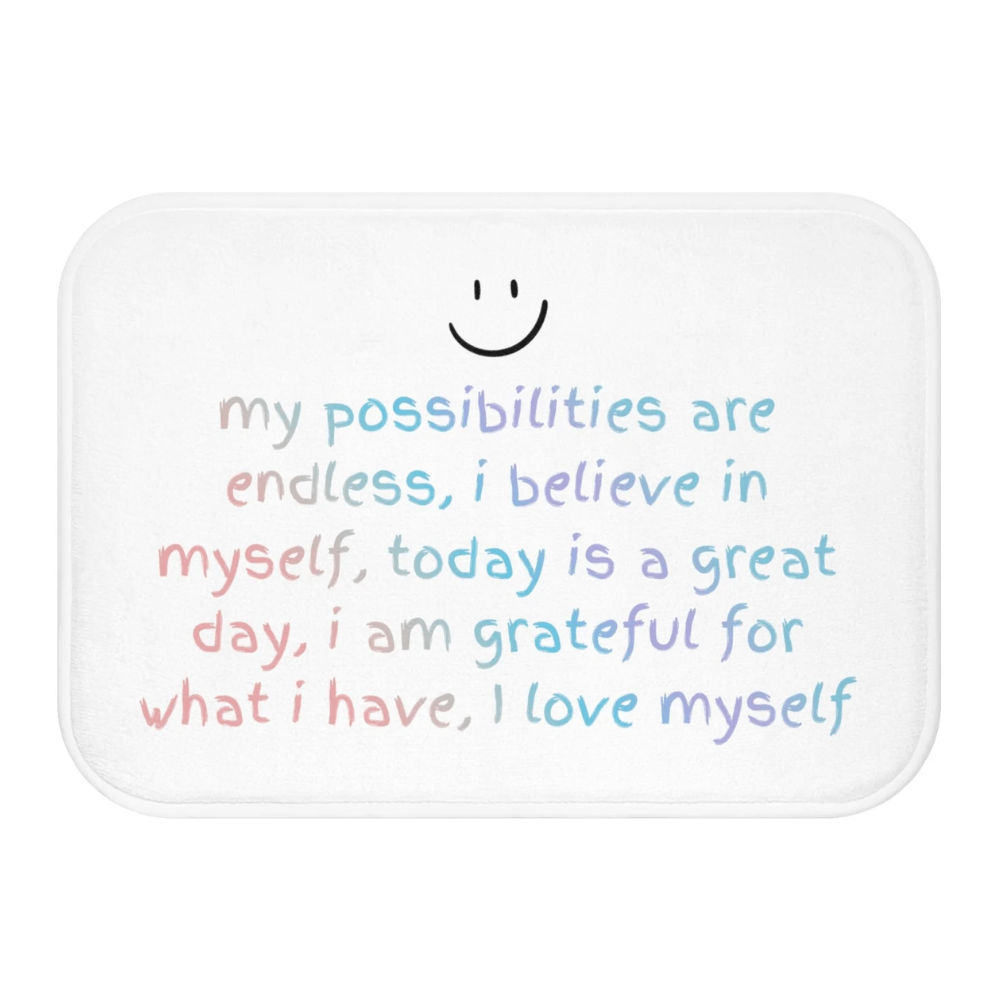 Affirmation Bath Mat – Thoughtful Gift from The Gift Shop UAE