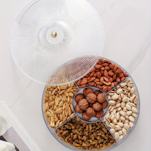 Clear Amber Candy Server with Lid – A Stylish Snack Haven! 🍬✨ - The Gift Shop