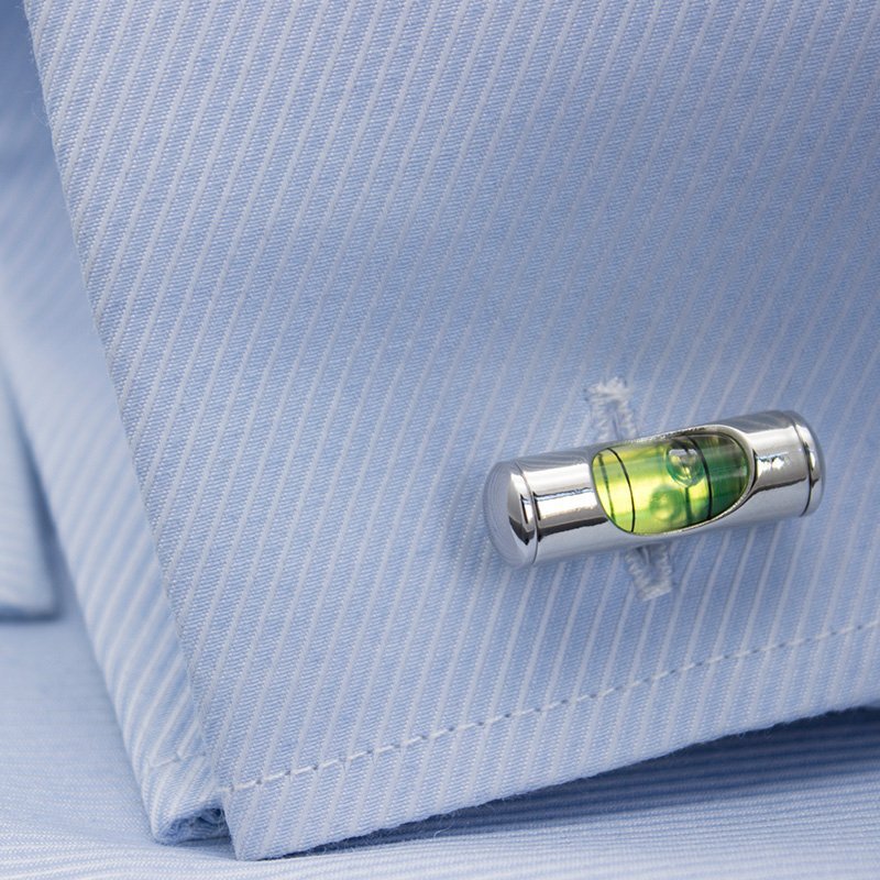 Bubble Level Cufflinks – Thoughtful Gift from The Gift Shop UAE