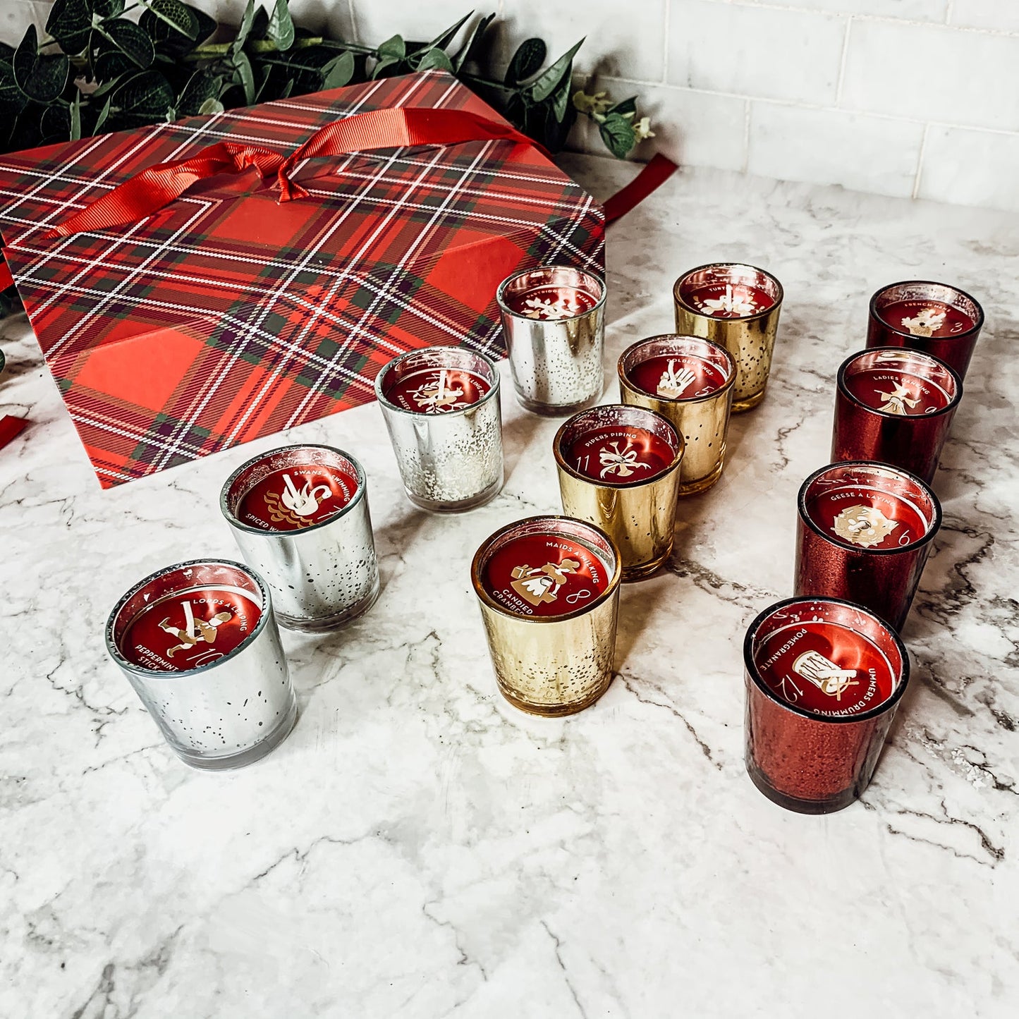 Advent Candle Set | Twelve Days of Christmas - The Gift Shop