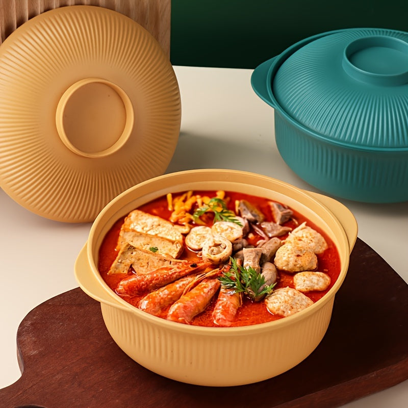 Japanese Style Casserole Bowl Set with Lid and Spoon - The Gift Shop