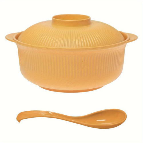 Japanese Style Casserole Bowl Set with Lid and Spoon - The Gift Shop