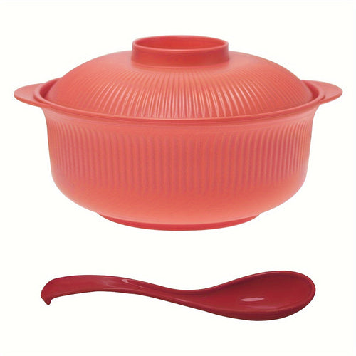 Japanese Style Casserole Bowl Set with Lid and Spoon - The Gift Shop