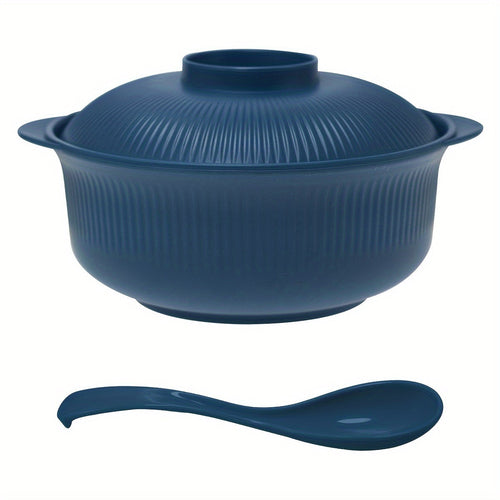 Japanese Style Casserole Bowl Set with Lid and Spoon - The Gift Shop