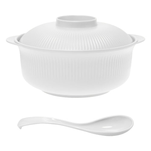 Japanese Style Casserole Bowl Set with Lid and Spoon - The Gift Shop