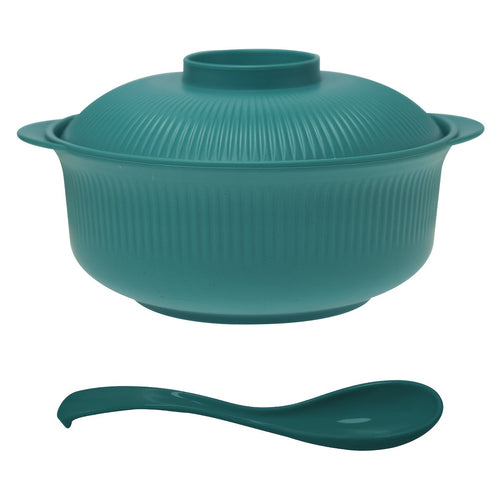 Japanese Style Casserole Bowl Set with Lid and Spoon - The Gift Shop