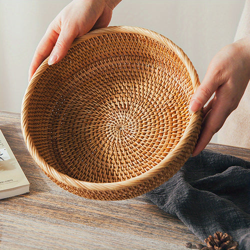 Handwoven Rattan Decorative Woven Baskets Set - The Gift Shop