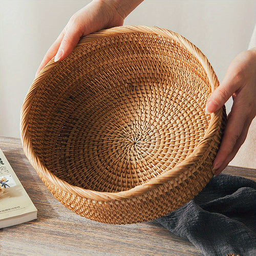 Handwoven Rattan Decorative Woven Baskets Set - The Gift Shop