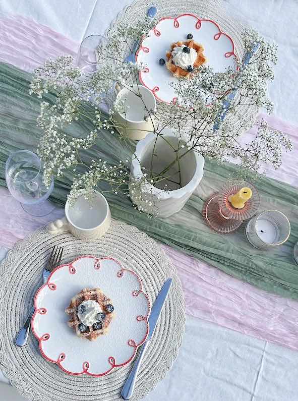 Cloud Ceramic Dinner Plates set of 2 - The Gift Shop