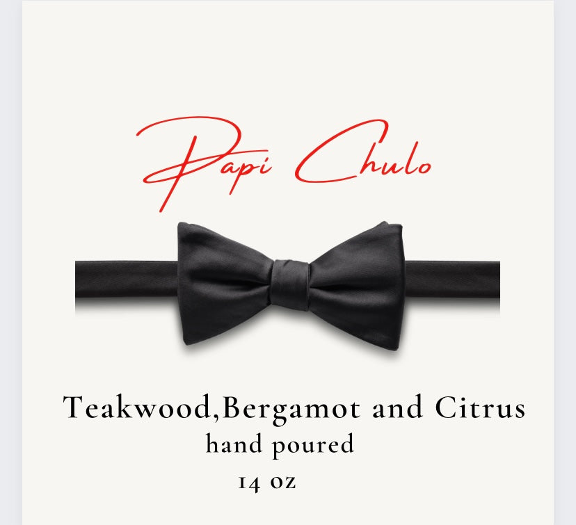 Papi Chulo 14 oz Soy Candle – Elegance Meets Invigoration - The Gift Shop