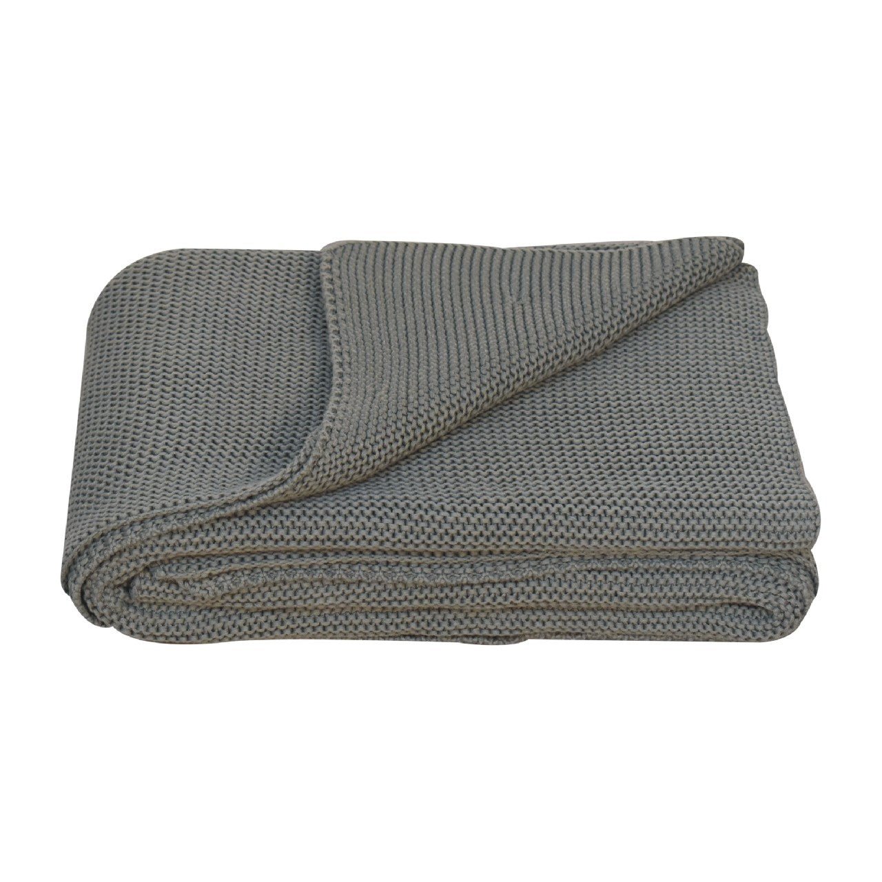 Double Olive Green Knit Throw – Thoughtful Gift from The Gift Shop UAE