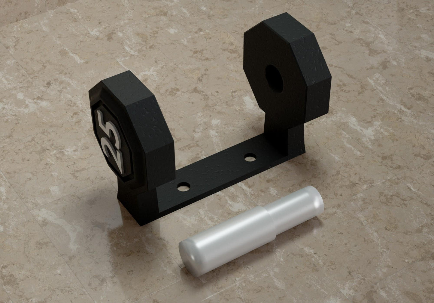 Dumbbell - Inspired Toilet Roll Holder – Thoughtful Gift from The Gift Shop UAE