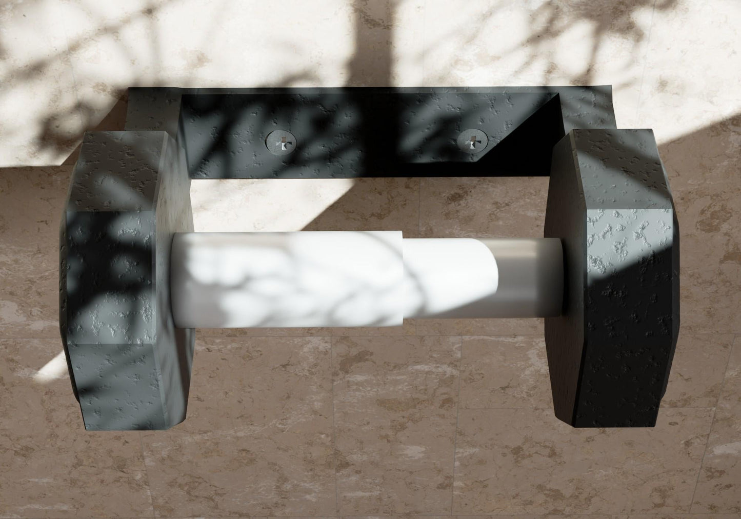 Dumbbell - Inspired Toilet Roll Holder – Thoughtful Gift from The Gift Shop UAE