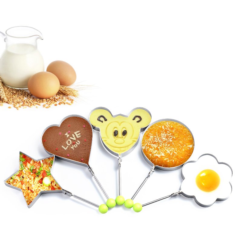 Stainless Steel Egg Mold (5 pieces) - The Gift Shop