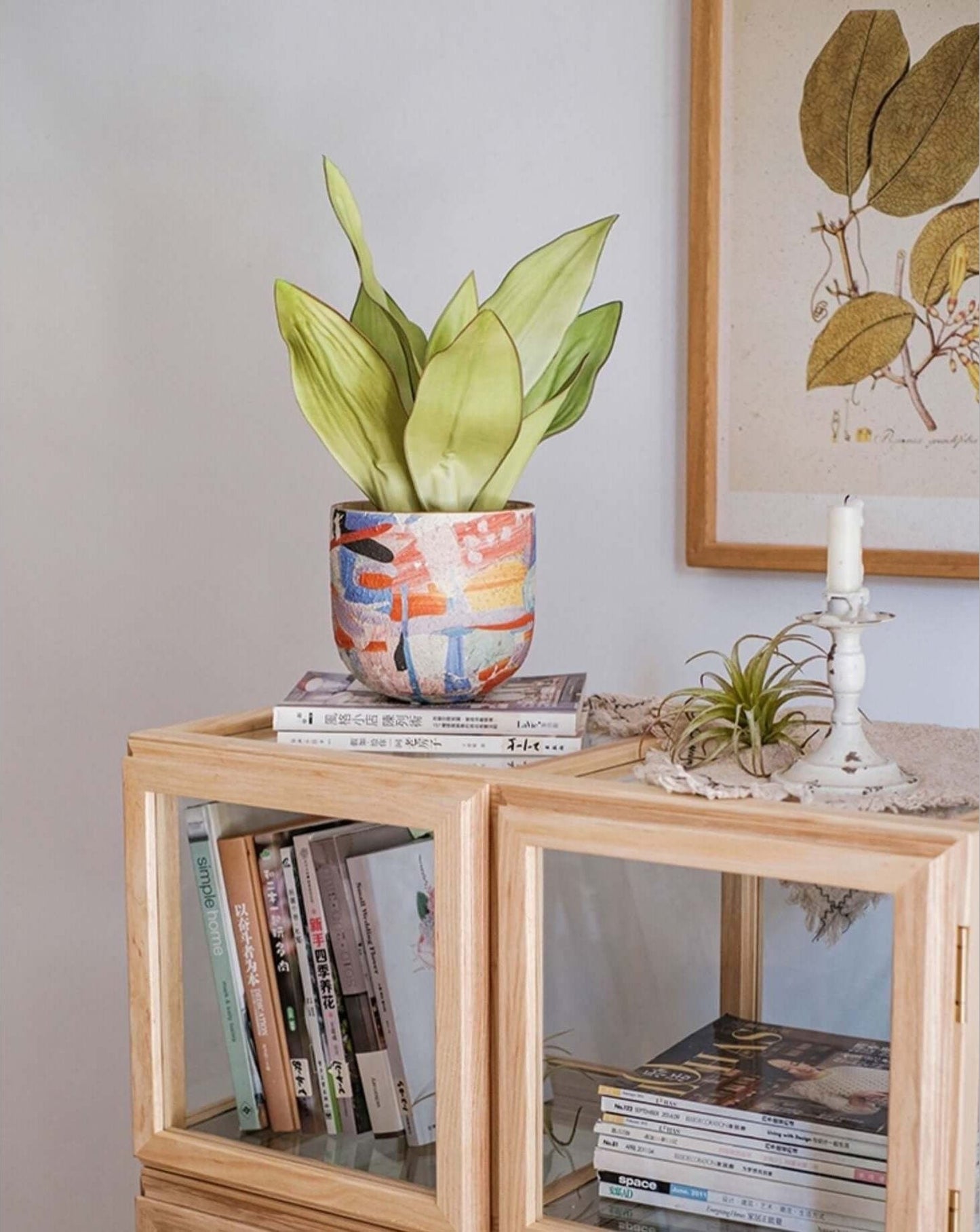 Handmade Contemporary Artisan Ceramic Flower Pot.