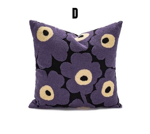 Maximalist Floral Throw Pillow Cover – Thoughtful Gift from The Gift Shop UAE