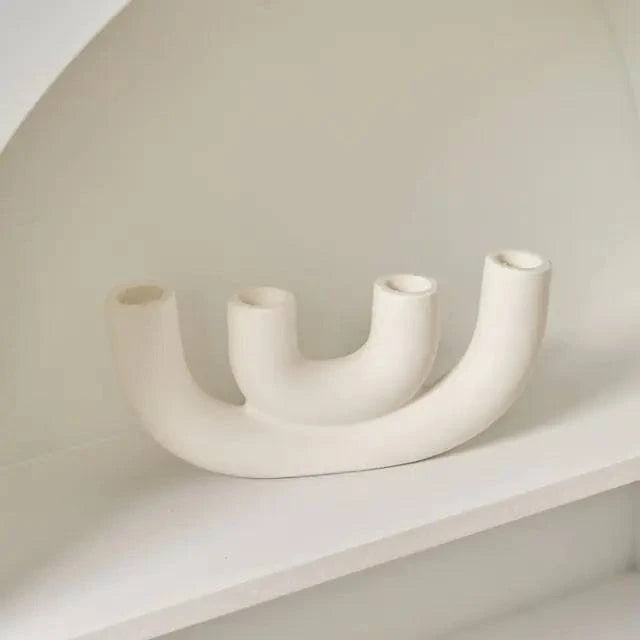 Ceramic Candlestick Holders - The Gift Shop