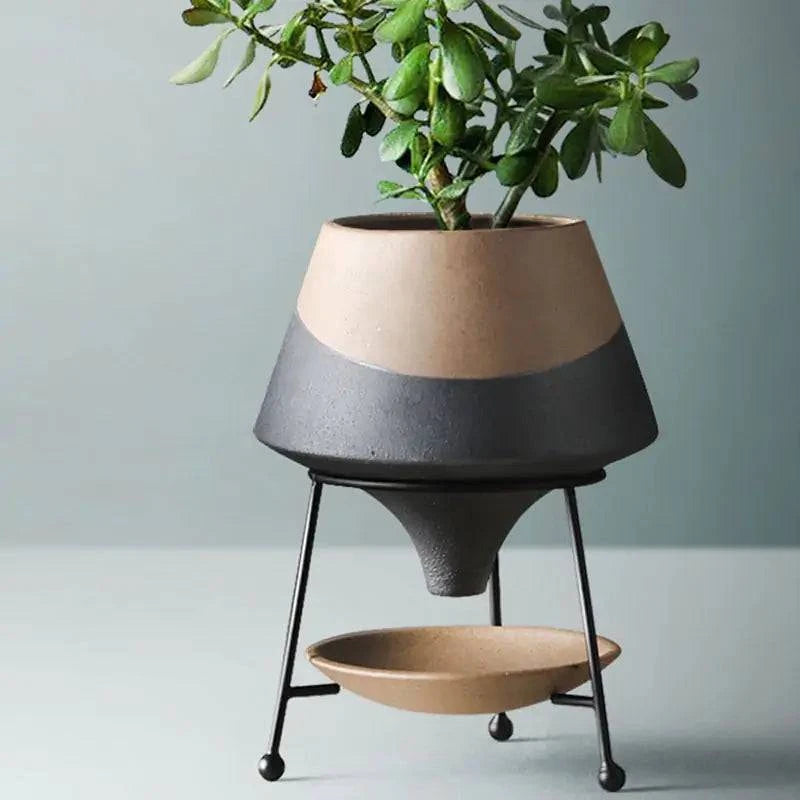 Handcrafted Ceramic Flowerpot - The Gift Shop
