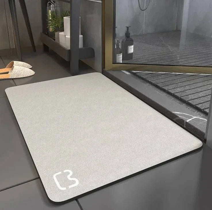 Non-Slip Diatom Bathroom Foot Mat - Quick-Drying & Machine Washable - The Gift Shop
