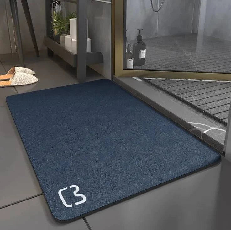 Non-Slip Diatom Bathroom Foot Mat - Quick-Drying & Machine Washable - The Gift Shop