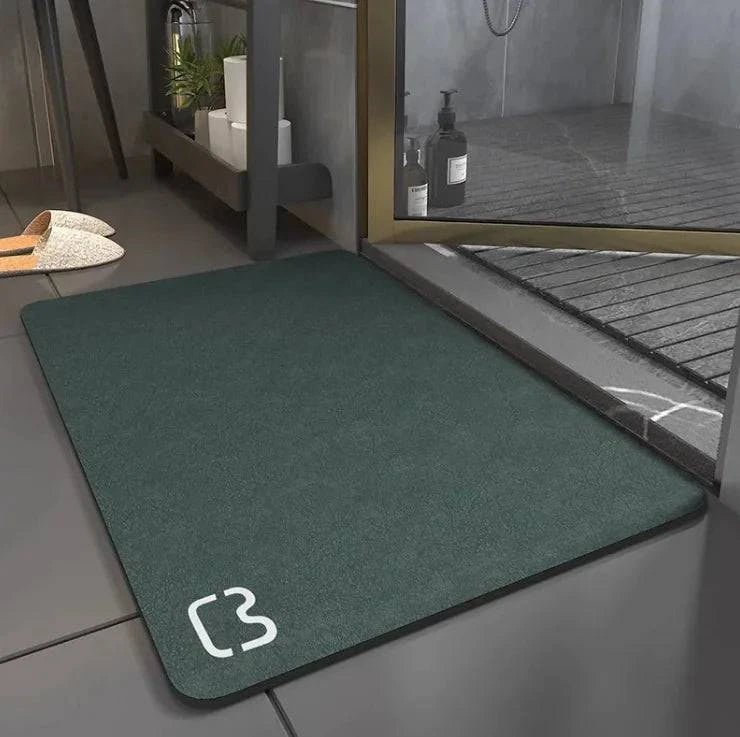 Non-Slip Diatom Bathroom Foot Mat - Quick-Drying & Machine Washable - The Gift Shop