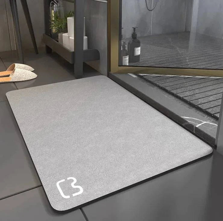 Non-Slip Diatom Bathroom Foot Mat - Quick-Drying & Machine Washable - The Gift Shop