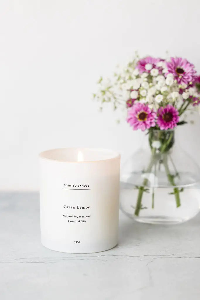 Scented Candle - Green Lemon - The Gift Shop