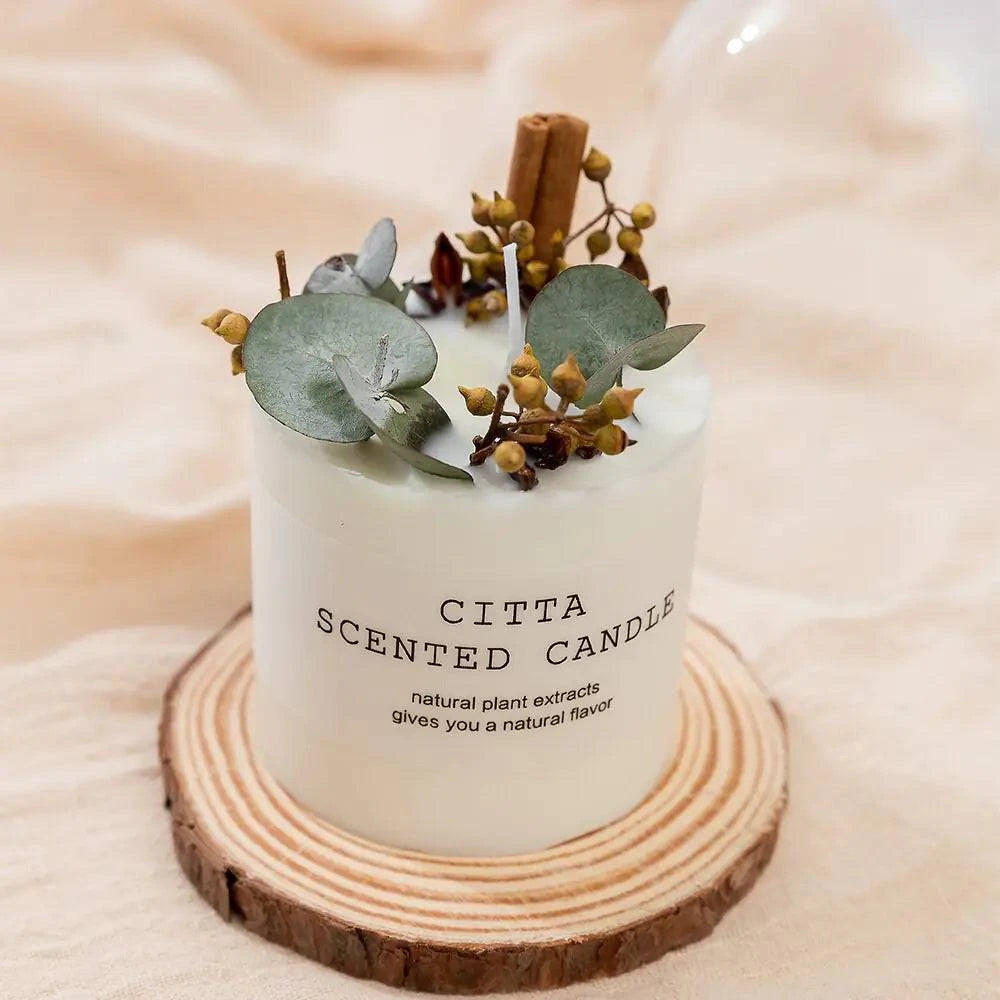 Romantic Scented Wax Candle Pillar – Long-Lasting Fragrance & Elegant Home Decor - The Gift Shop