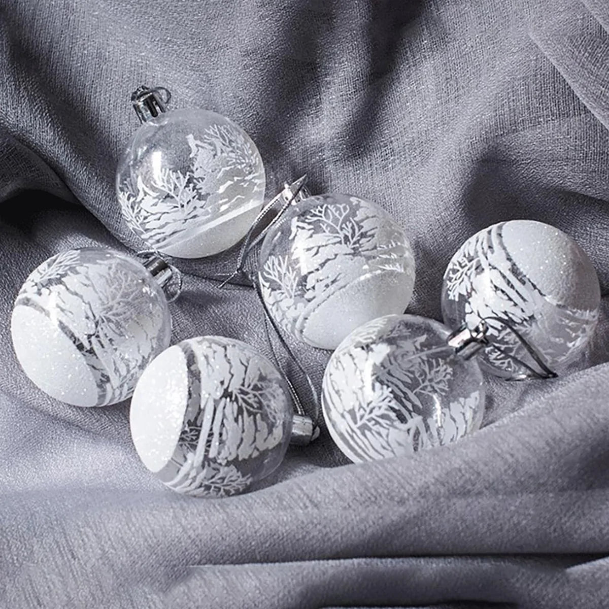 Sparkling Holiday Ornaments Set - The Gift Shop