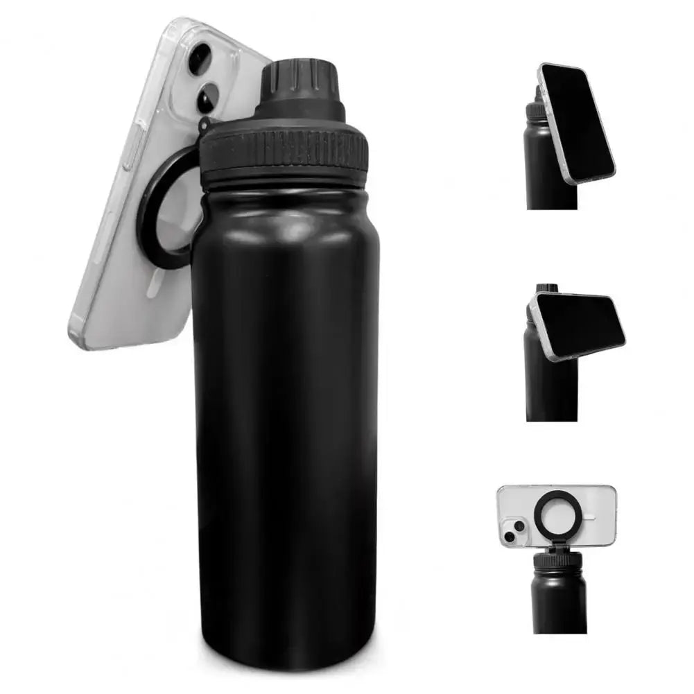 Water Bottle With Magnetic Phone Mount - The Gift Shop