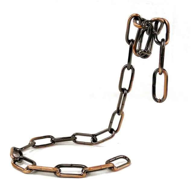 Metal Hanging Suspension Iron Chain Wine Rack - The Gift Shop
