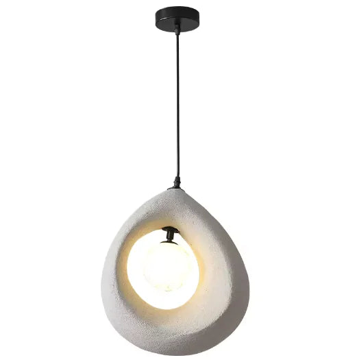 Retro Bar Pendant Light – Sleek Milky White Lampshade, Modern and Minimalist Design - The Gift Shop