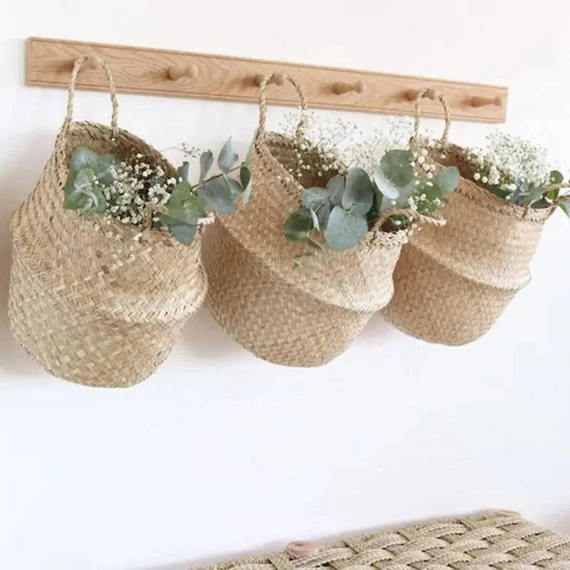 Seagrass Hanging Planter Basket - The Gift Shop