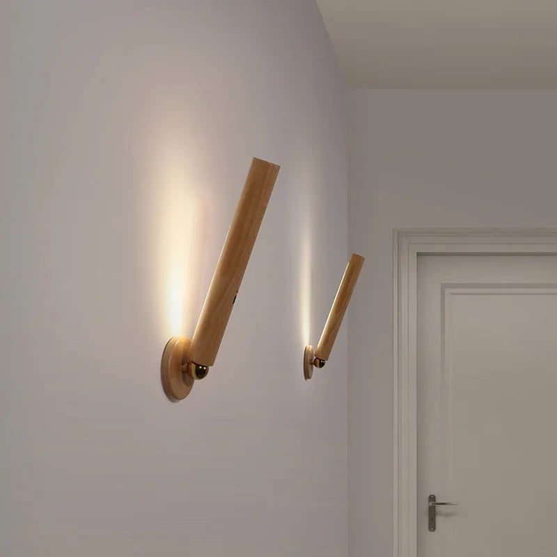 Smart Rotatable Wooden Night Light - The Gift Shop