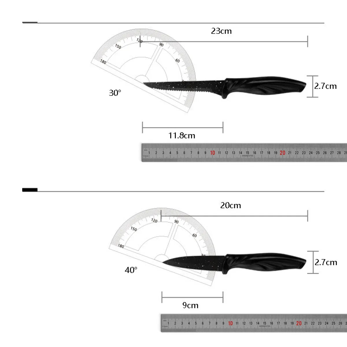 Stainless Steel Kitchen Knives Set - The Gift Shop