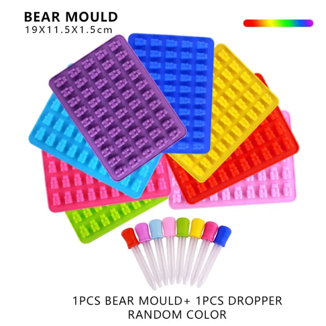 Gummy Bear Jelly & Chocolate Molds - The Gift Shop