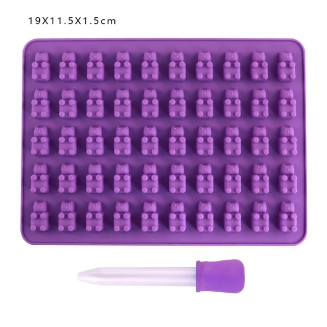 Gummy Bear Jelly & Chocolate Molds - The Gift Shop
