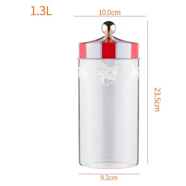 Sealed Can Storage Jars - Glass Kitchen Storage - The Gift Shop