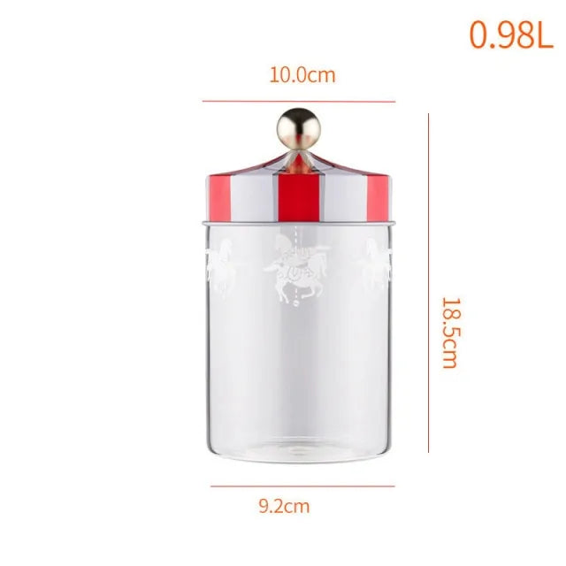 Sealed Can Storage Jars - Glass Kitchen Storage - The Gift Shop