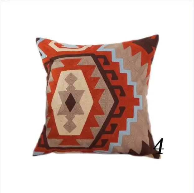 Kilim Pattern Cushion Covers | Stylish and Durable Decorative Pillows - The Gift Shop