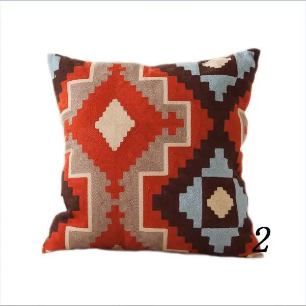 Kilim Pattern Cushion Covers | Stylish and Durable Decorative Pillows - The Gift Shop