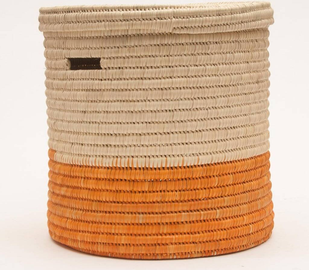 Handmade African Basket - Lidded Storage in 3 Sizes.