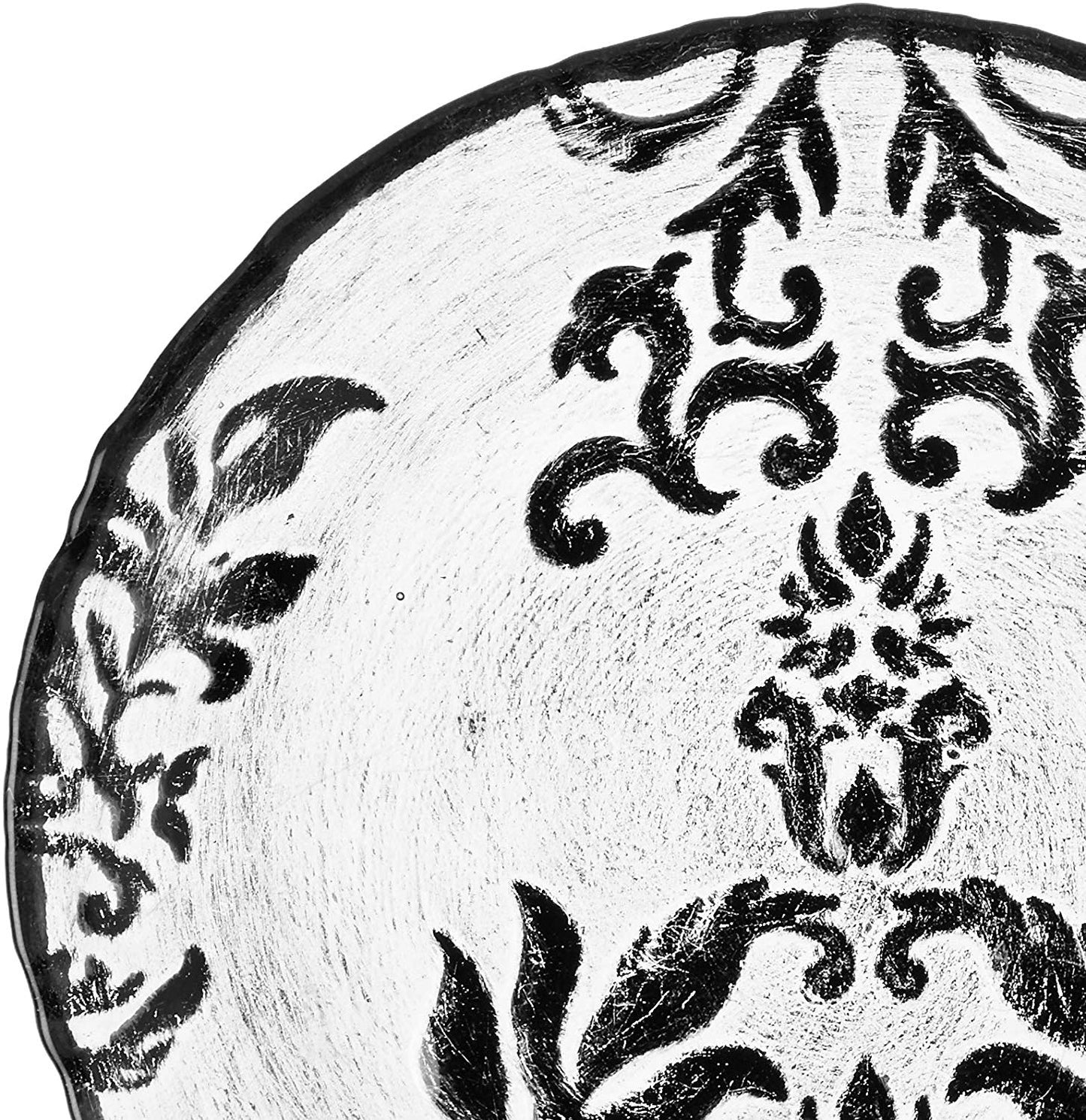 Byzantine-Inspired Damask Canapé Plate – 6.5" - The Gift Shop